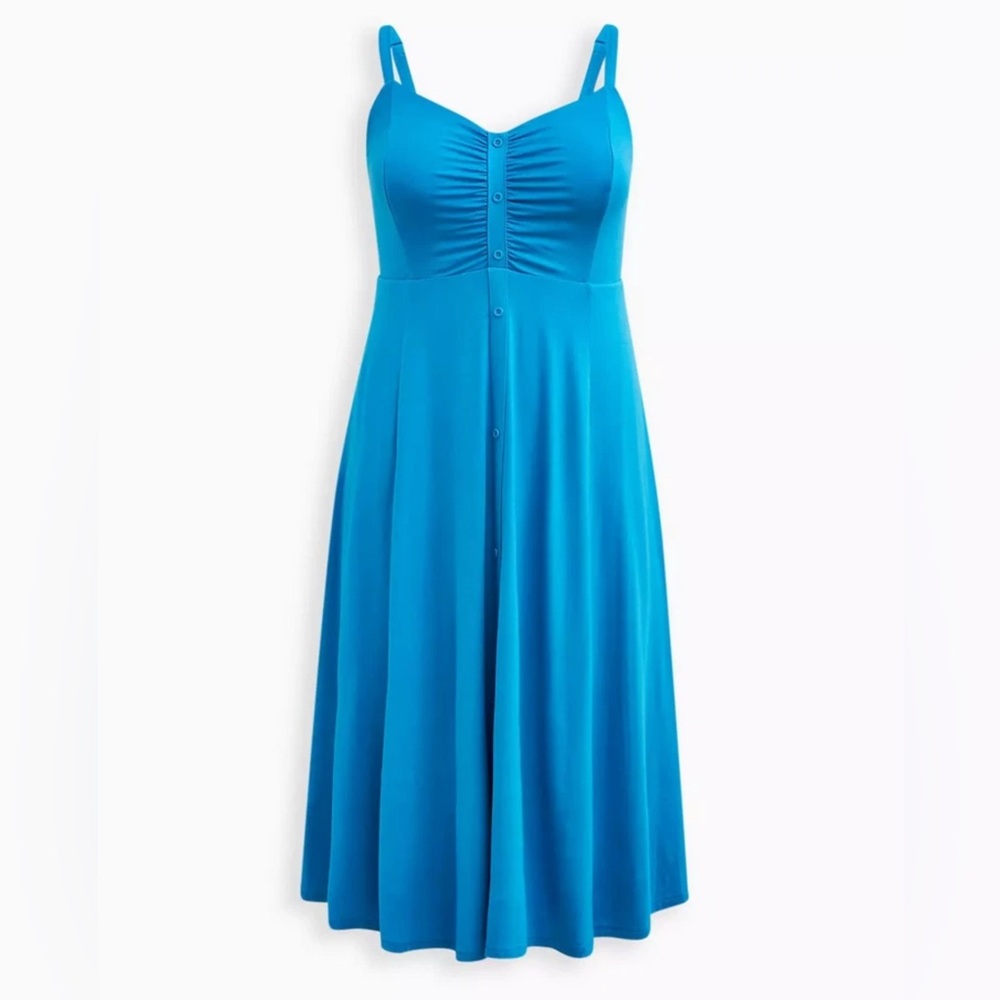 BNWT Torrid Size 3 Super Soft Button Down Midi Dress PLS READ DESCRIPTION